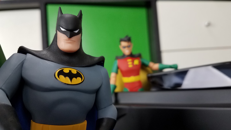 IN THE CAR, ROBIN.